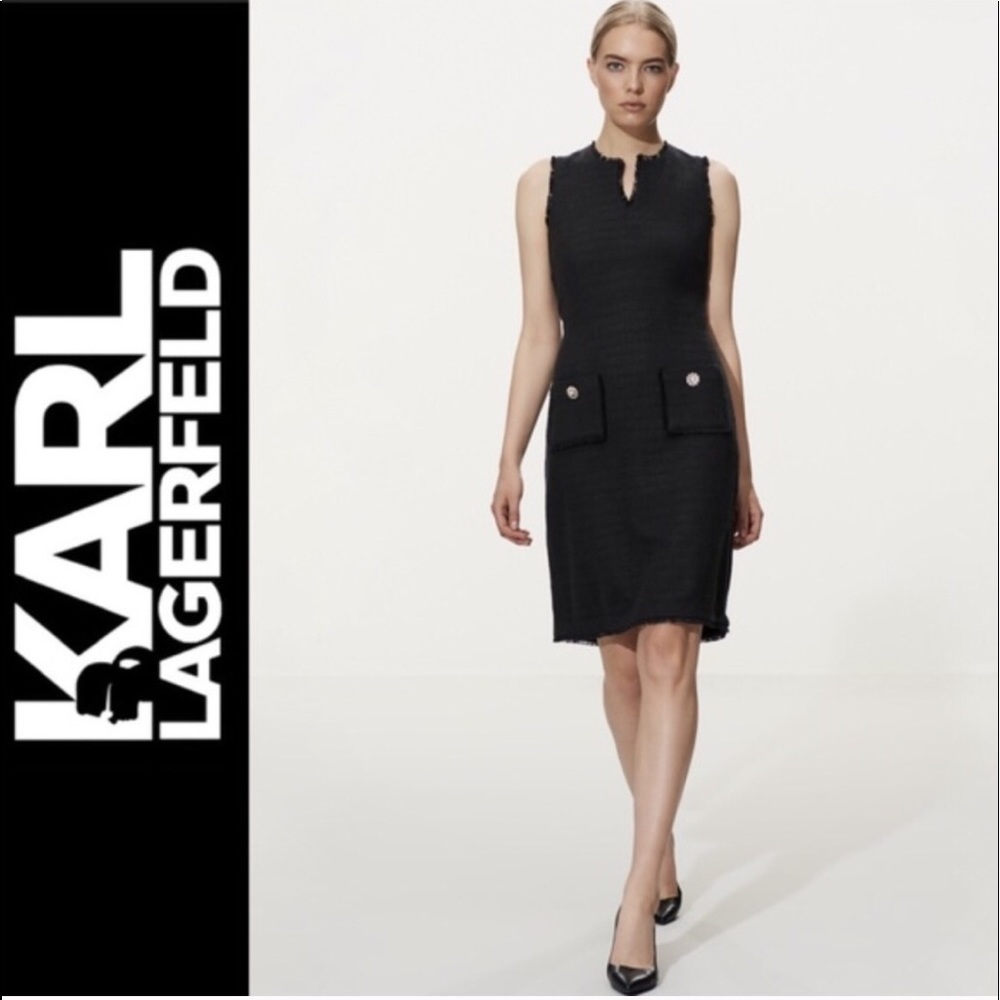 - Karl Lagerfeld Paris Tweed  Dress